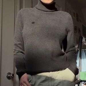 Charter Club Black Cashmere Sweater